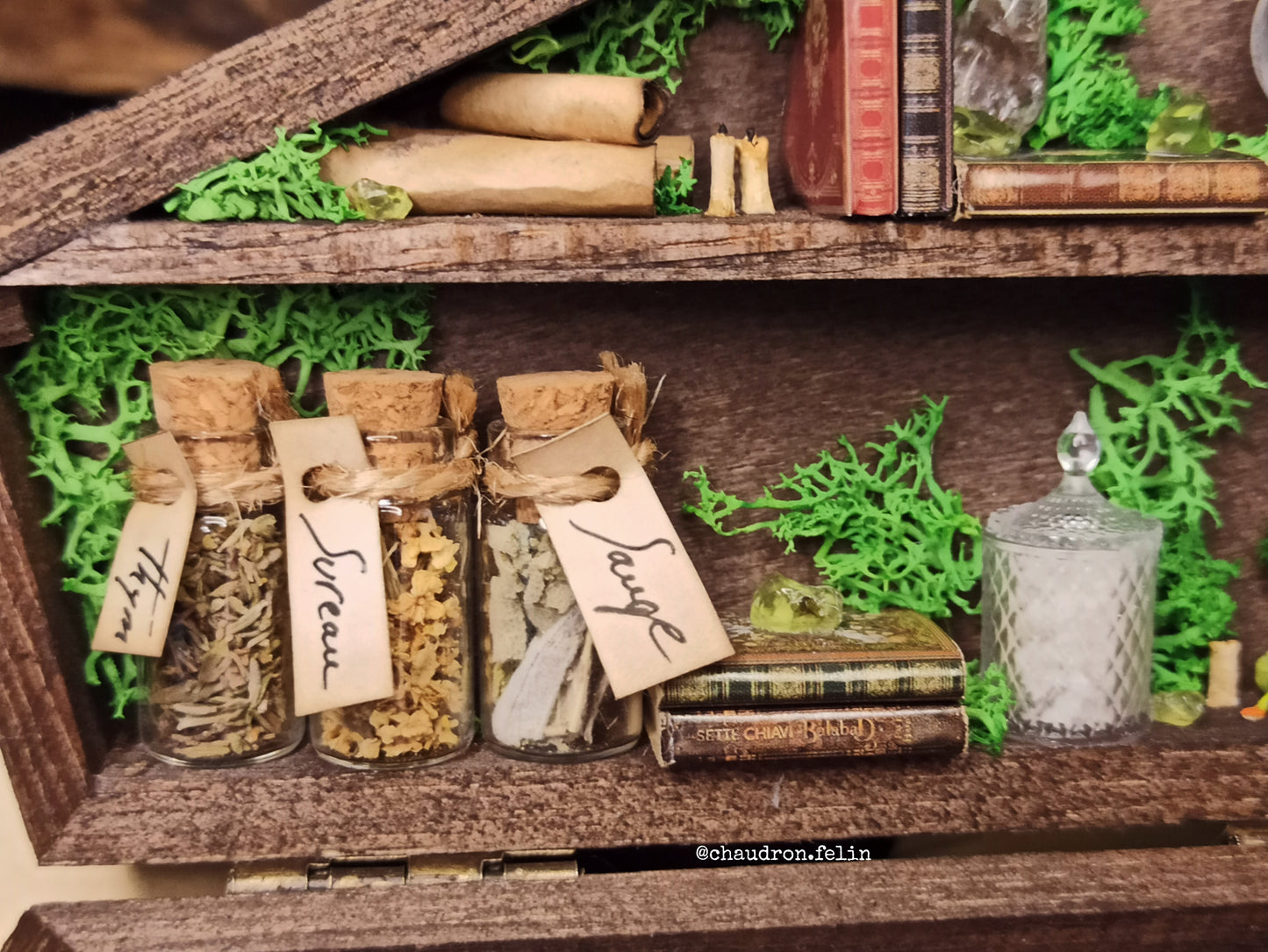 Boite Fantastique Samhain - Grimoire, Grenouille et Péridot