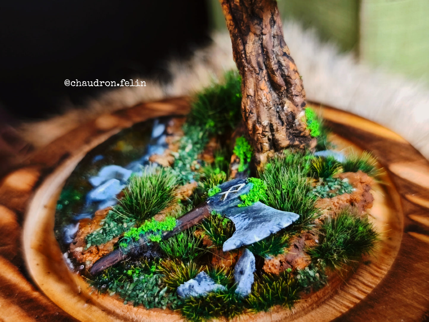 Le Repos du Guerrier - Diorama miniature