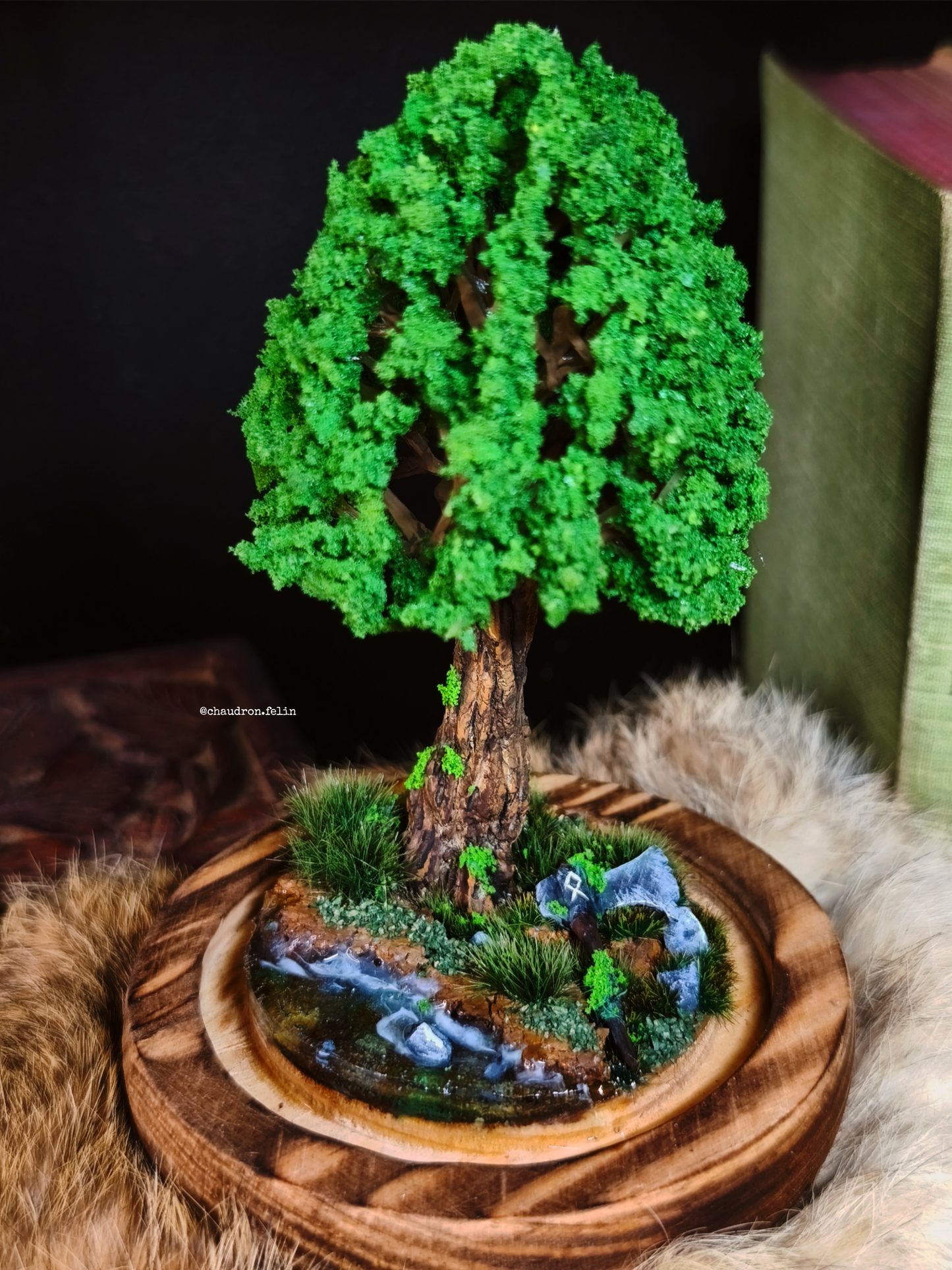 Le Repos du Guerrier - Diorama miniature