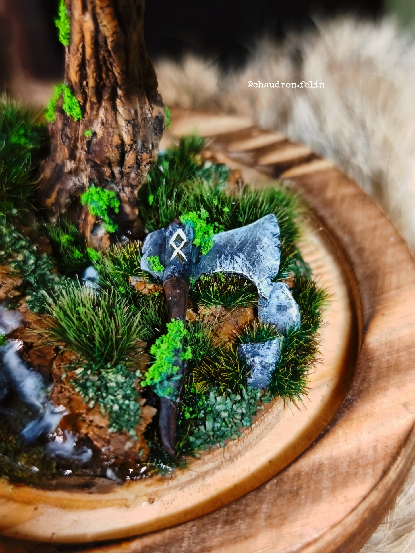 Le Repos du Guerrier - Diorama miniature