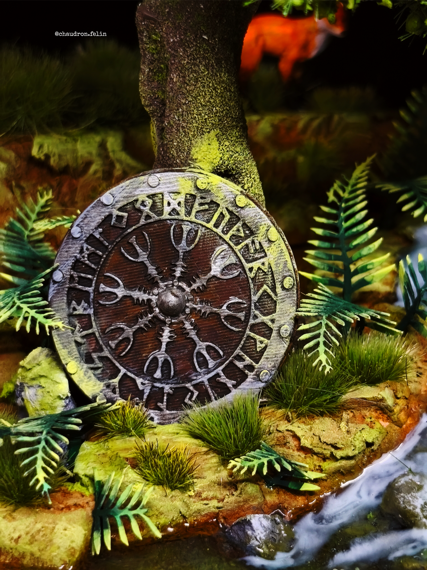 Le Bouclier du Gardien Silencieux - Diorama miniature