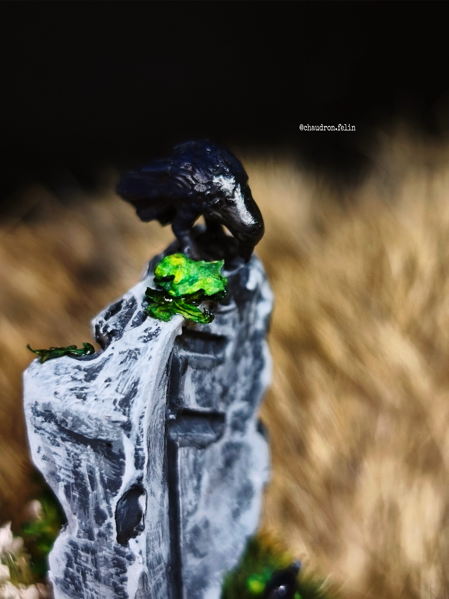 Stèles aux Runes Futhark - Dioramas miniatures