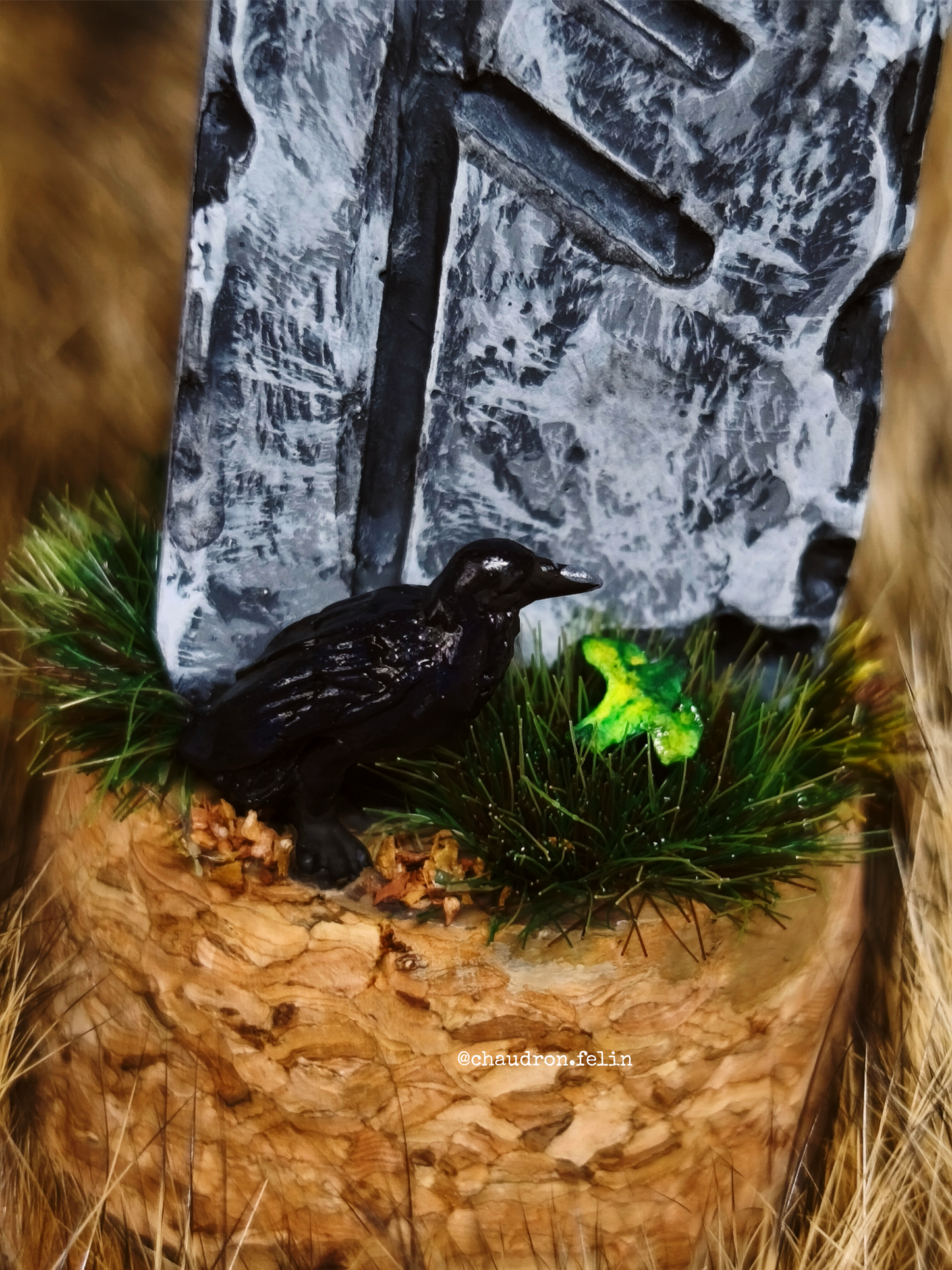 Stèles aux Runes Futhark - Dioramas miniatures