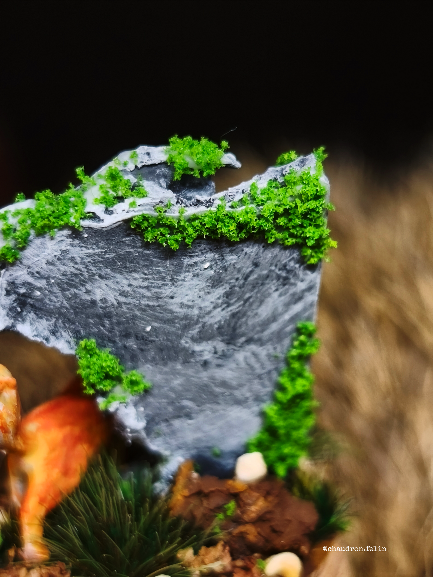 Stèles aux Runes Futhark - Dioramas miniatures