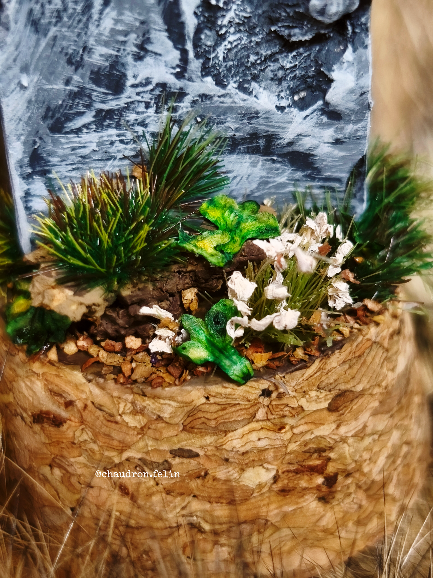Stèles aux Runes Futhark - Dioramas miniatures