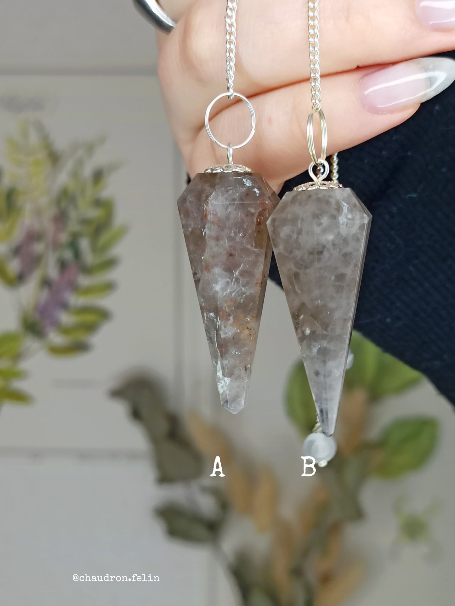 Pendule en Quartz Fumé