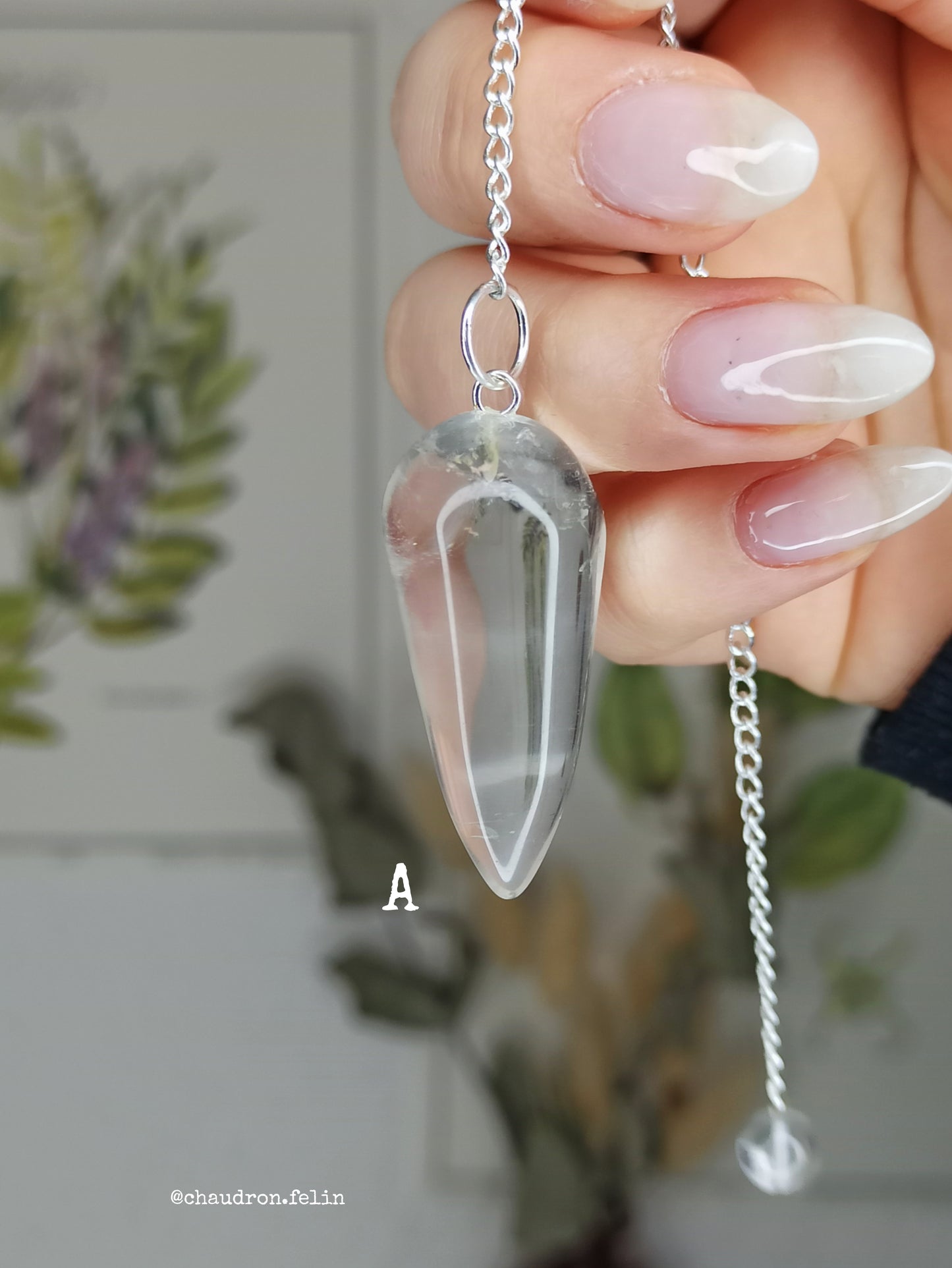 Pendules en Cristal de Roche