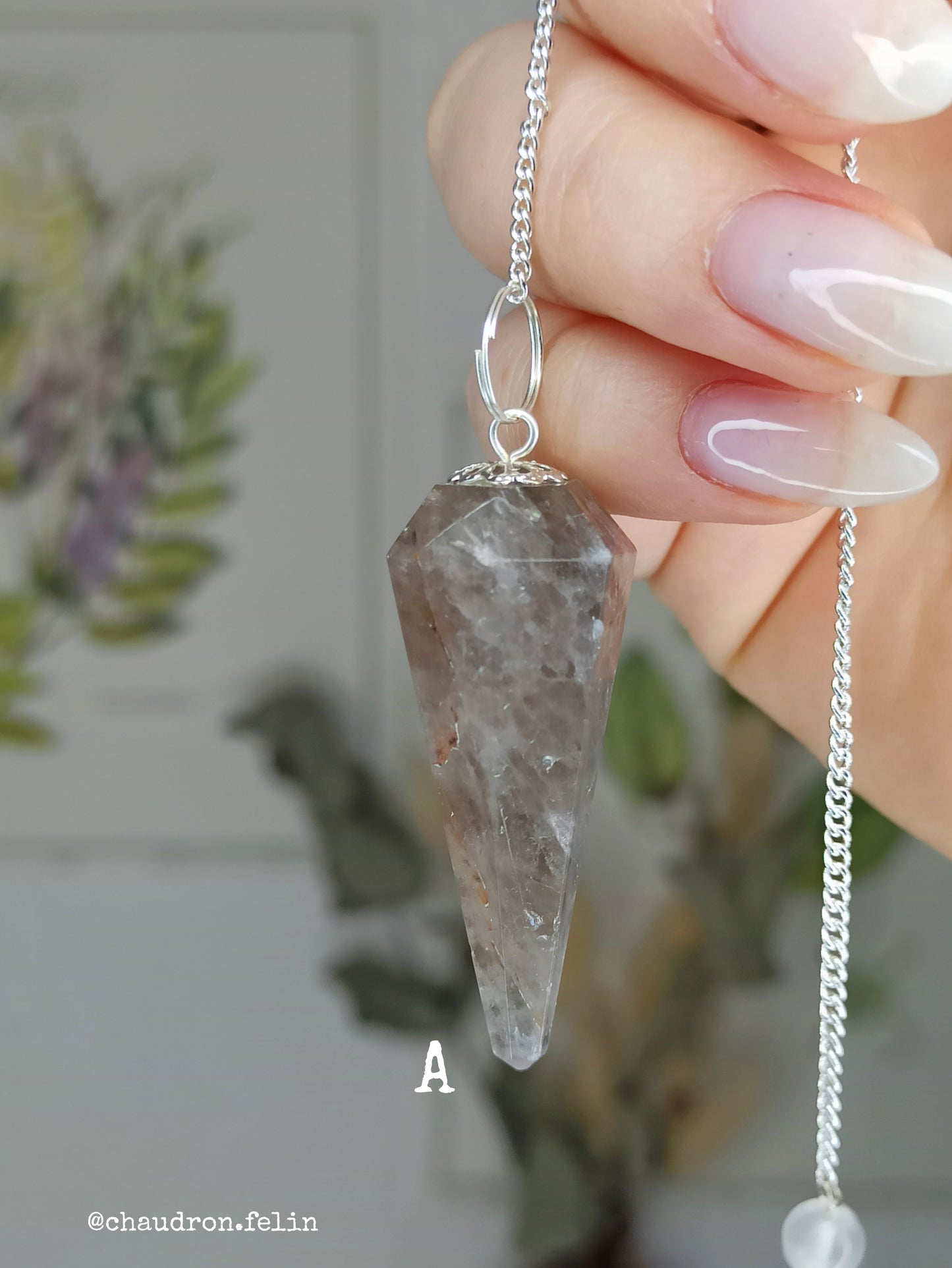 Pendule en Quartz Fumé