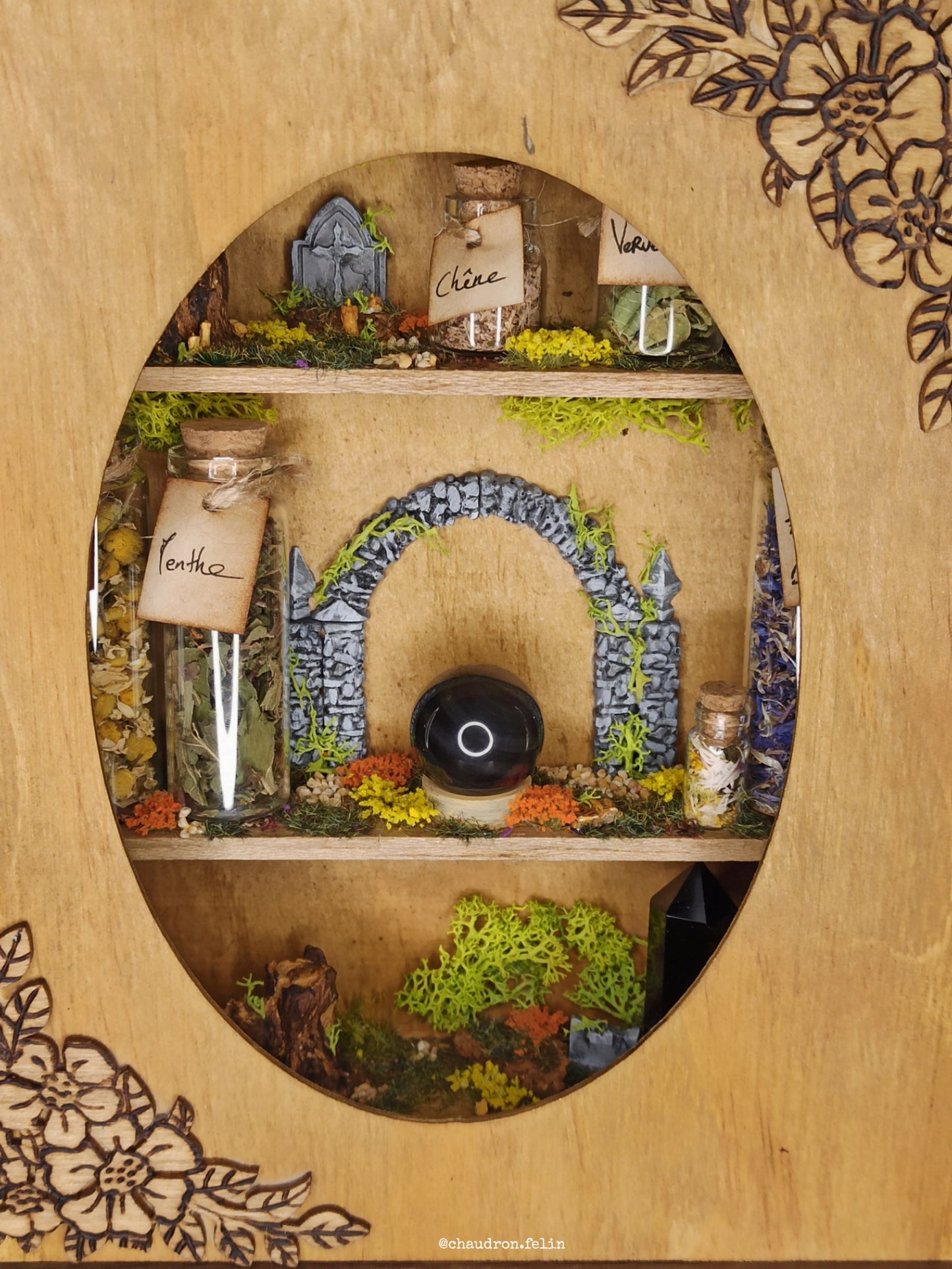 Herboristerie Fantastique "Arche en Pierre et Obsidienne"