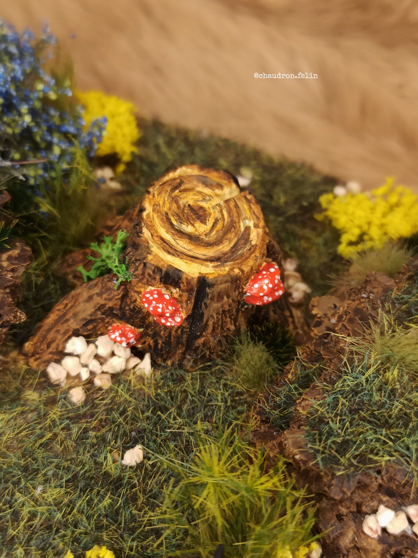 Décor Miniature "La Famille Lapin"