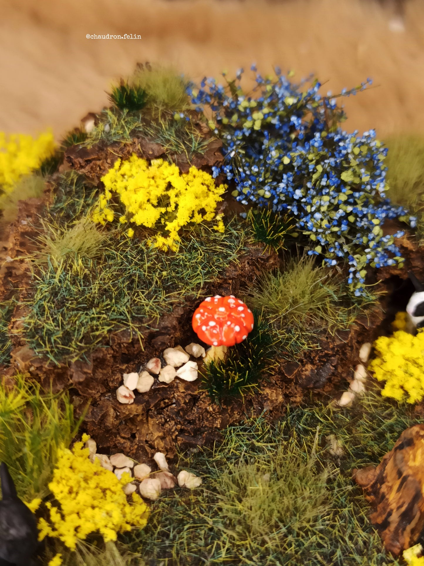 Décor Miniature "La Famille Lapin"