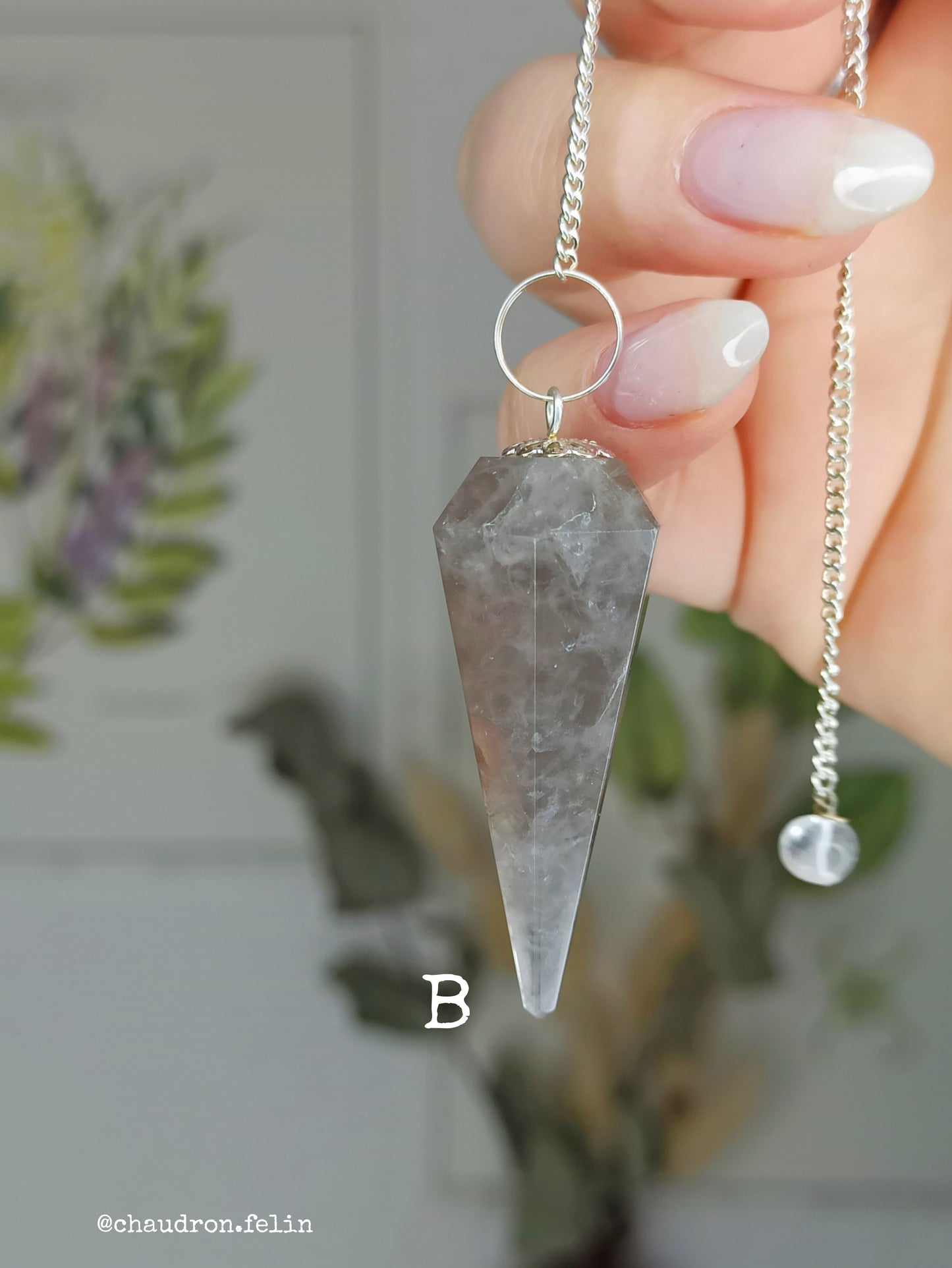 Pendule en Quartz Fumé