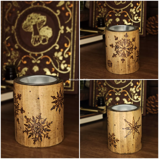 Bougeoirs cylindriques Yule